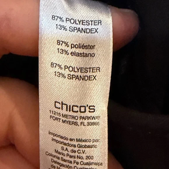 Chico's Black Women's Pants - Size 1.5 - Picture 4 of 4